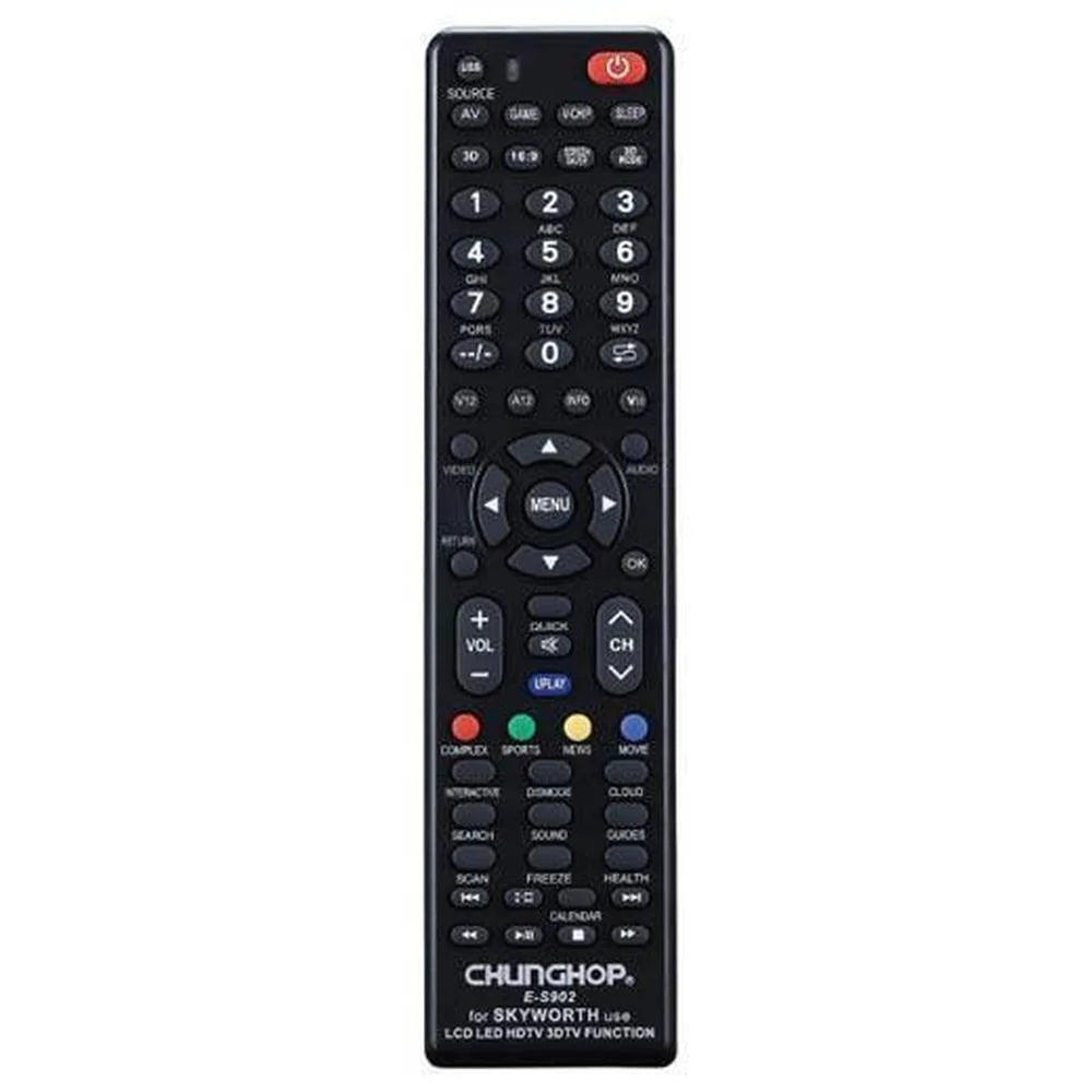 Chunghop Universal TV Remote Control Compatible with Skyworth