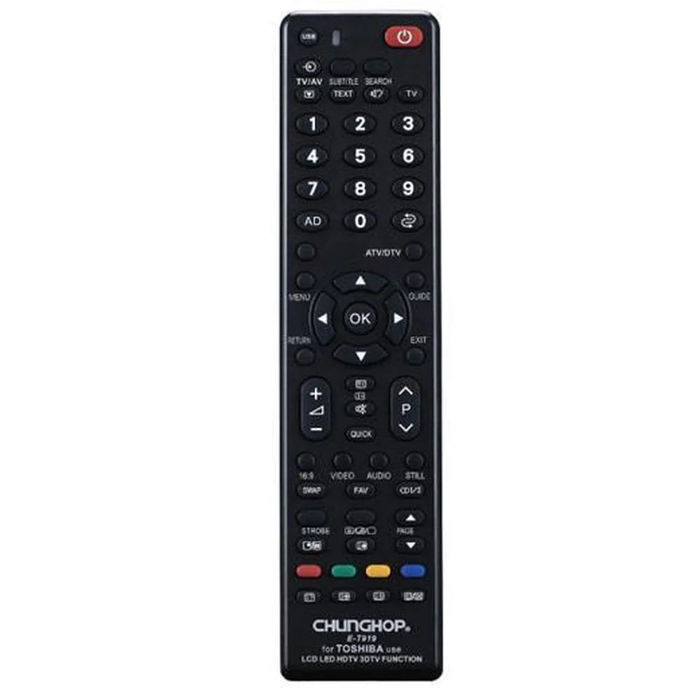 Chunghop Universal TV Remote Control Compatible with Toshiba
