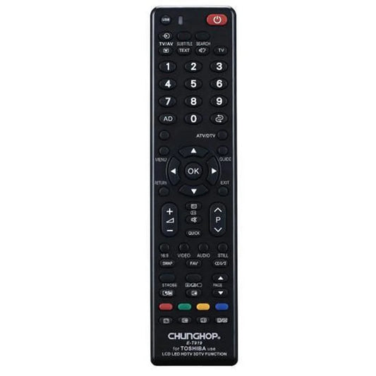 Chunghop Universal TV Remote Control Compatible with Toshiba