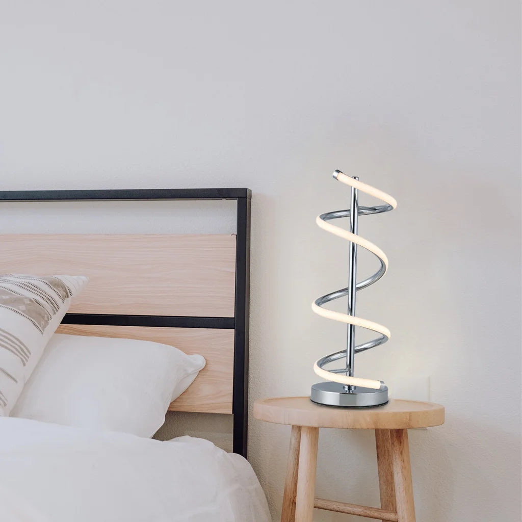 Cirrhi LED Table Lamp - Chrome - Home & Garden > Lighting >