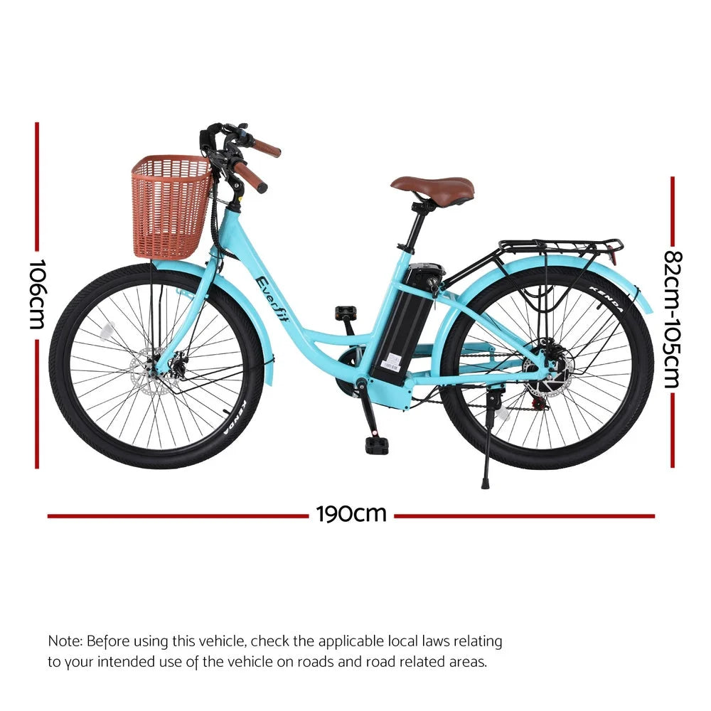 City Bicycle 26’’ eBike Electric Commuter with Battery