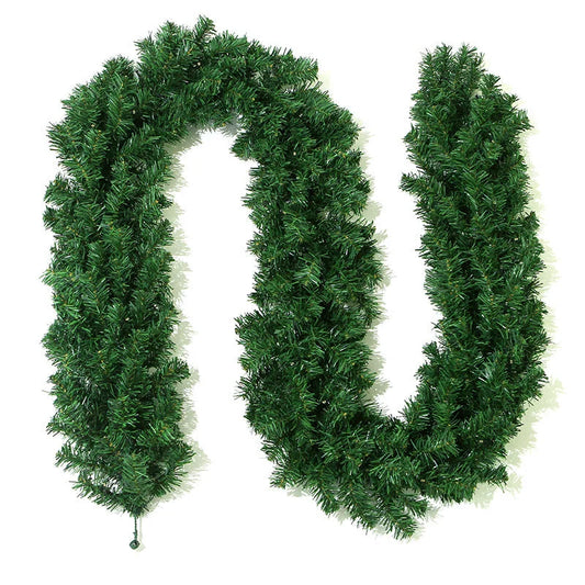 Classic Green Lush Artificial Christmas Garland - 2.7m