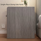 Classic Nightstand Walnut Wood Grain Double Drawer Tray Top
