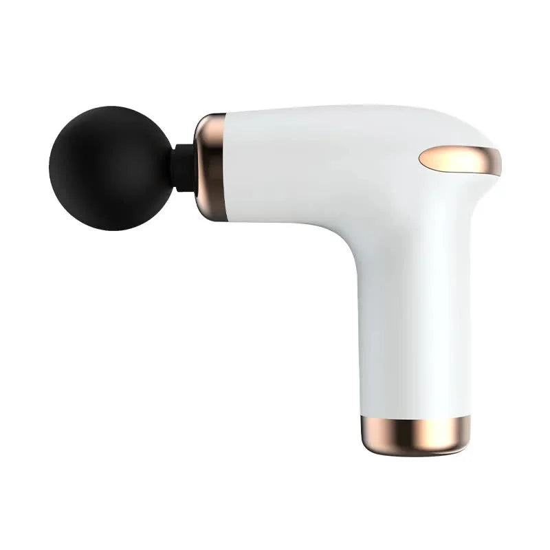 Classic White Massage Gun - 6-Speed Deep Tissue Massager