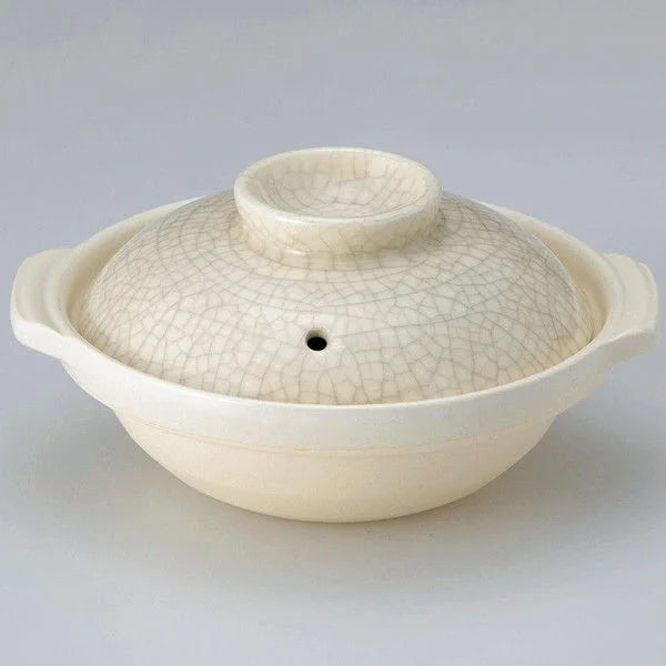 Clay Pot Donabe Japanese Ginpo 24.5cm Ceramic Hot Pot