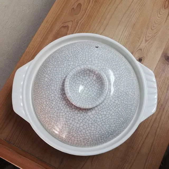 Clay Pot Donabe Japanese Ginpo 24.5cm Ceramic Hot Pot