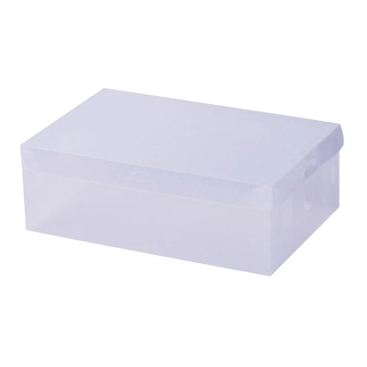 Clear Shoe Storage Box 40pcs Transparent Foldable Stackable
