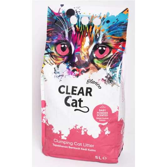 ClearCat Blanco Cat Litter Baby Powder
