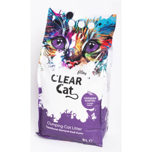 ClearCat Blanco Cat Litter Lavender 5L pet care