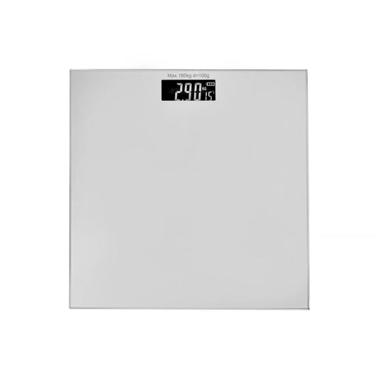 Clevinger Silver Digital Glass Bathroom Scale Max Capacity