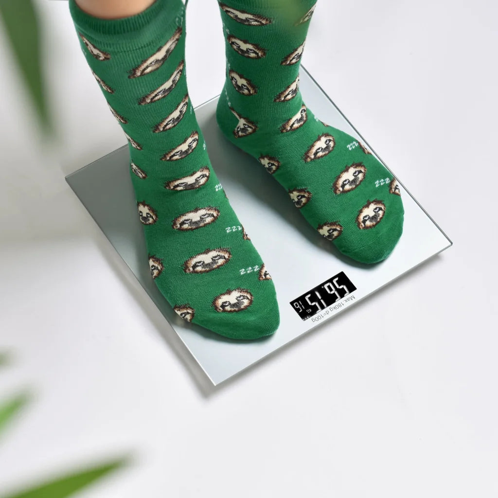 Clevinger Silver Digital Glass Bathroom Scale Max Capacity