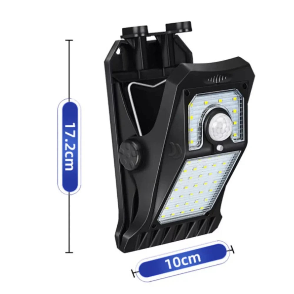 Clip-On Solar LED Light Outdoor Motion Sensor 45 LEDs IP65