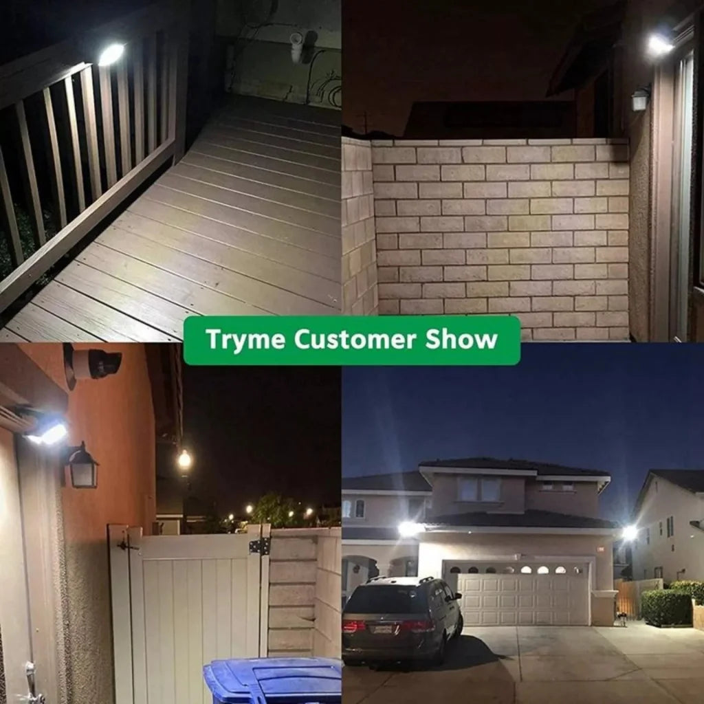 Clip-On Solar LED Light Outdoor Motion Sensor 45 LEDs IP65