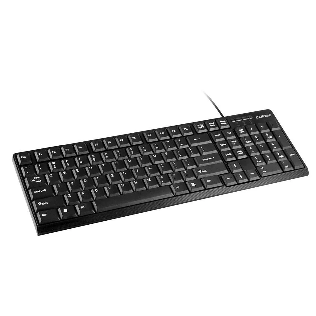 CLiPtec KLASSIC USB Standard Keyboard - Spill-Resistant