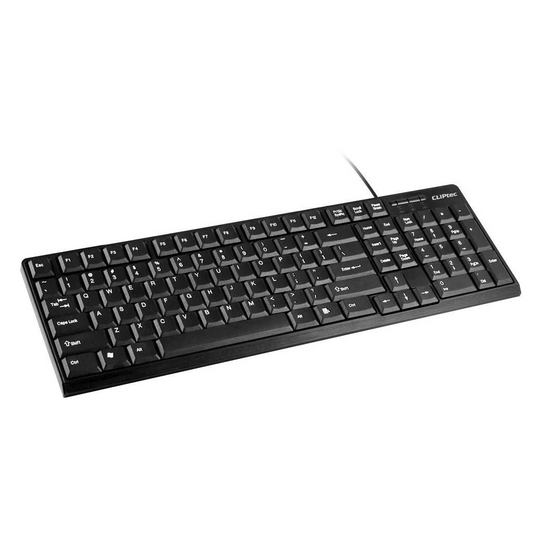 CLiPtec KLASSIC USB Standard Keyboard - Spill-Resistant