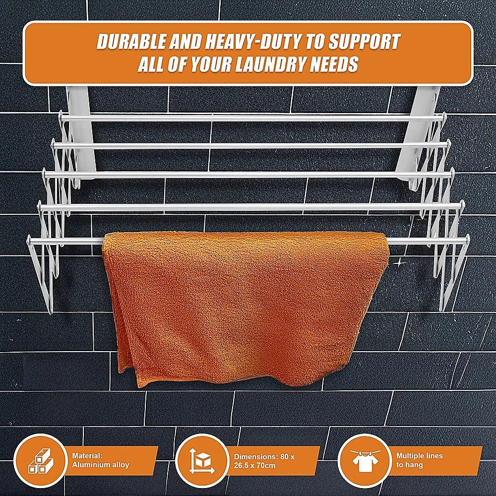 Clothes Airer Pull Out Expander Line RV Laundry Accessories