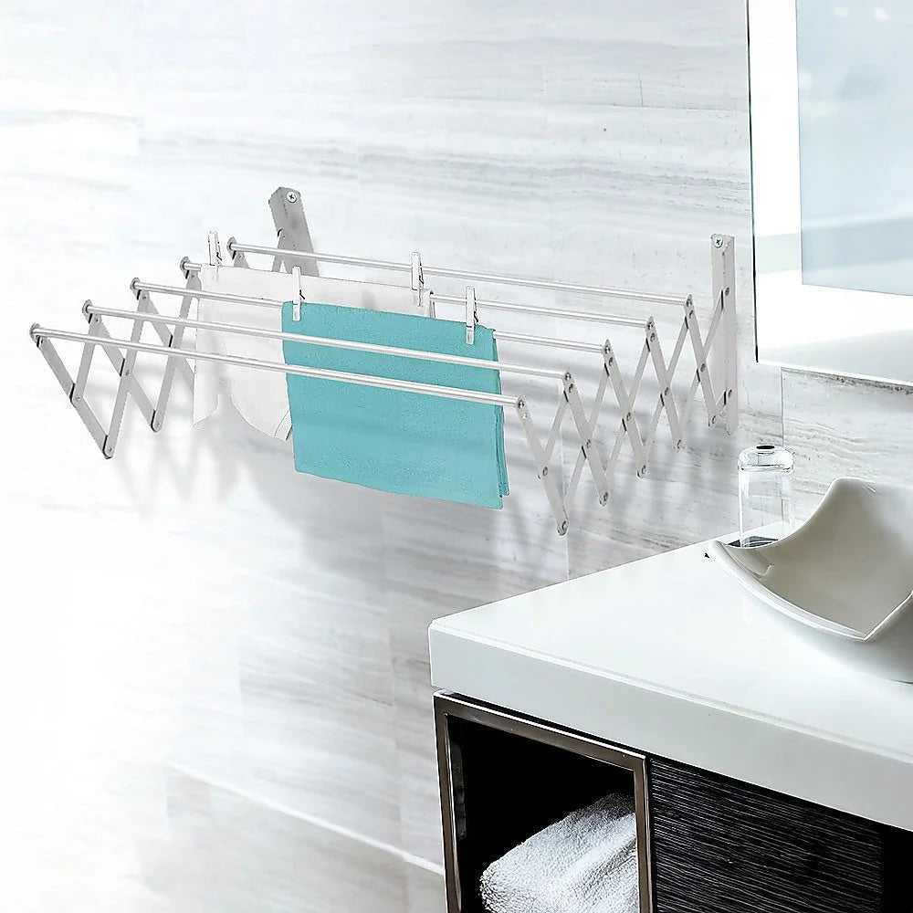 Clothes Airer Pull Out Expander Line RV Laundry Accessories