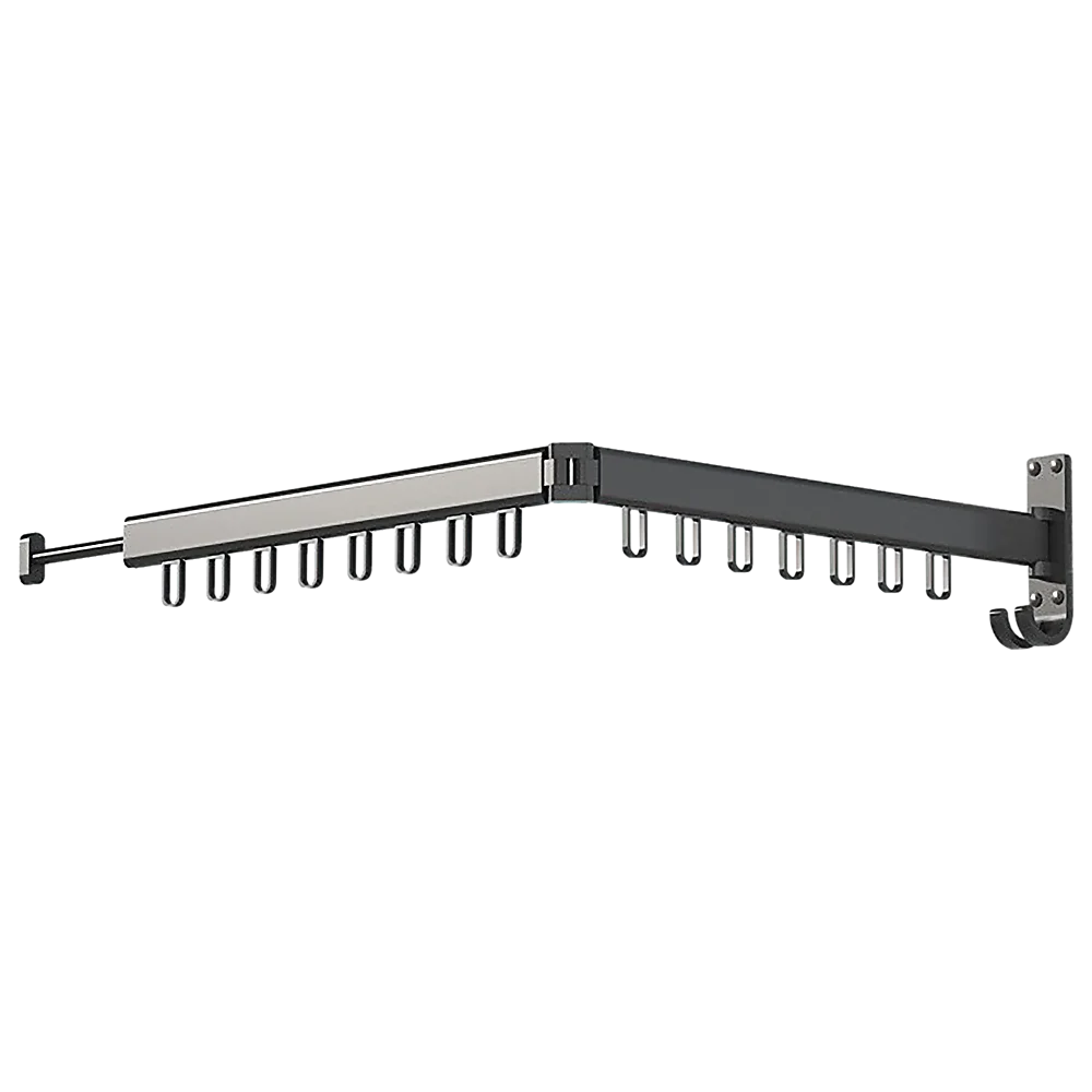 Clothes Drying Rack Foldable Wall Hanging Balcony