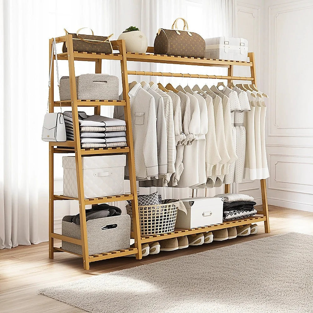 Clothes Rack Portable Coat Garment Stand
