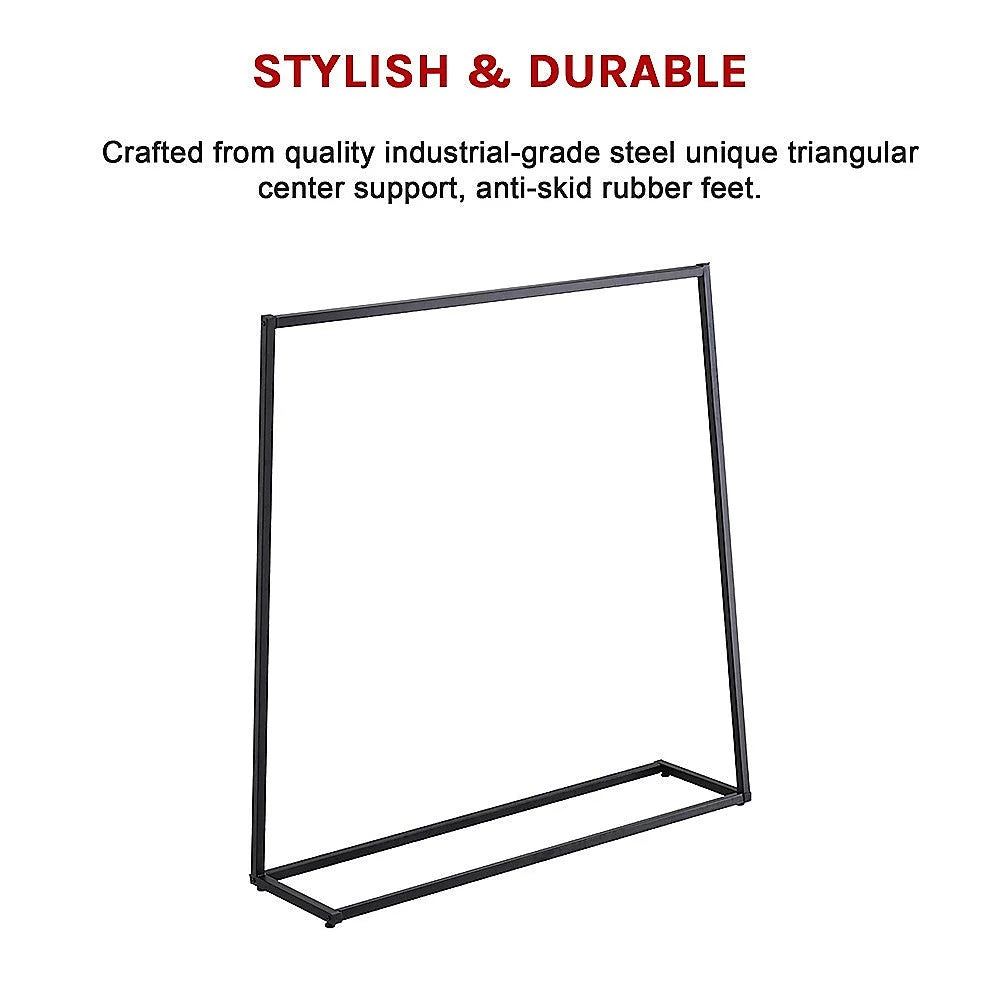 Clothing Garment Rack Commercial Retail Shop - Black