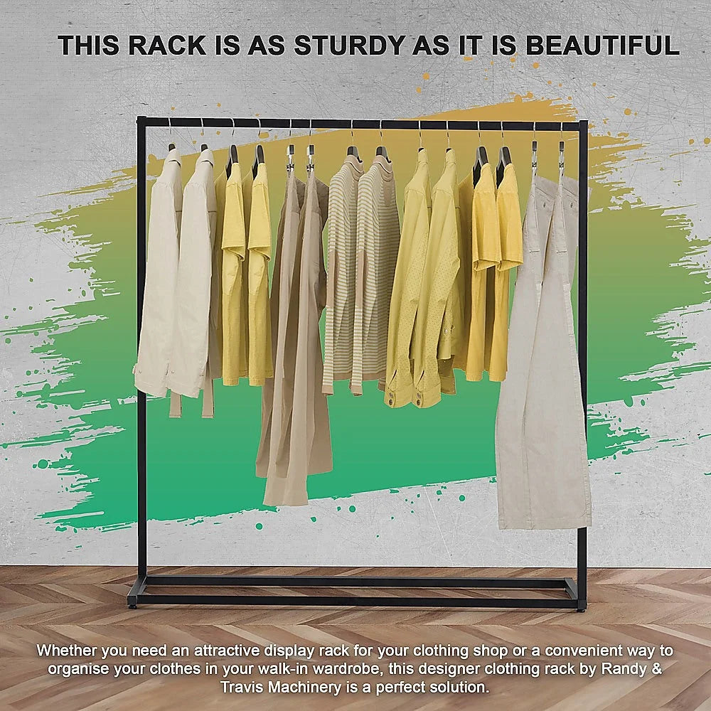 Clothing Garment Rack Commercial Retail Shop - Black