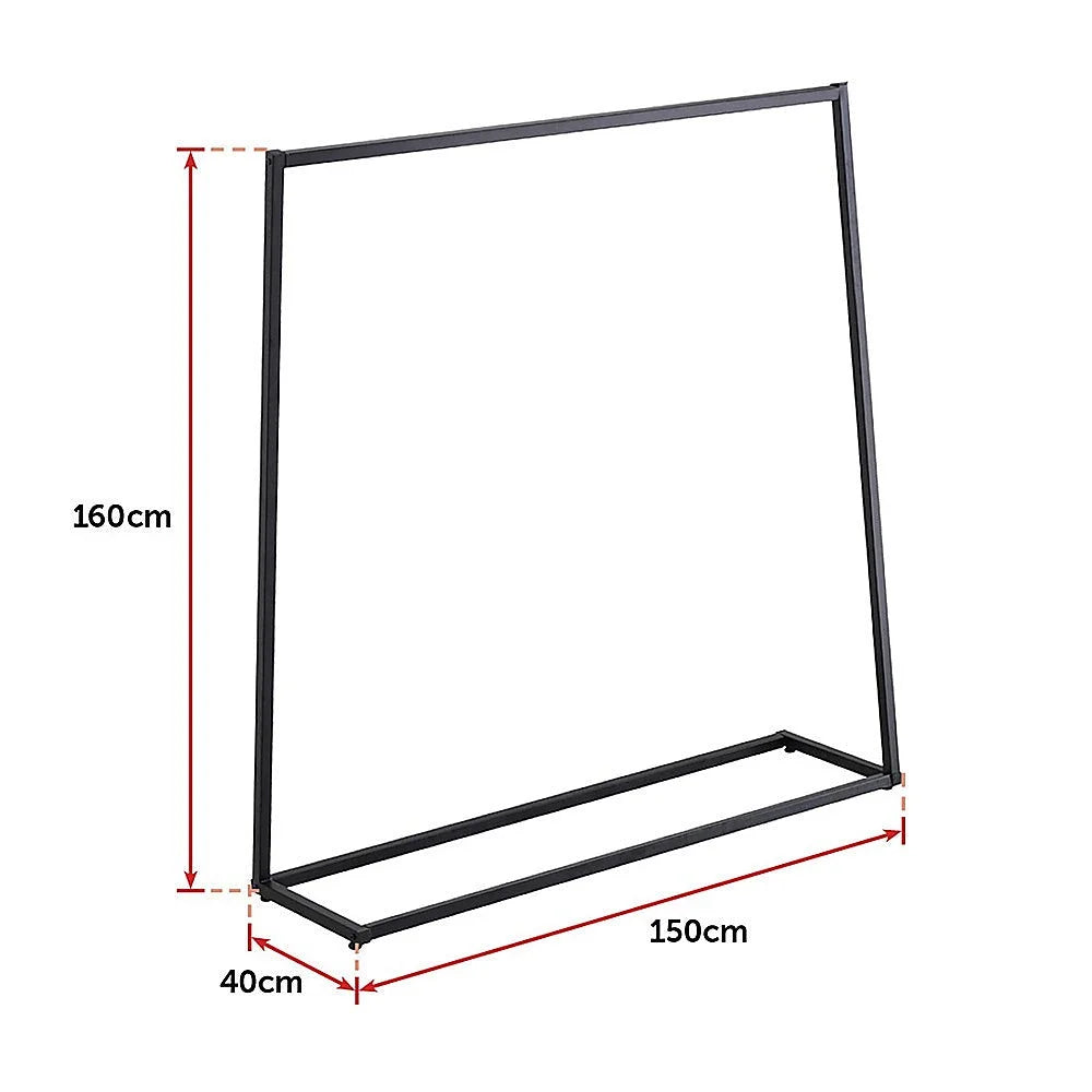 Clothing Garment Rack Commercial Retail Shop - Black