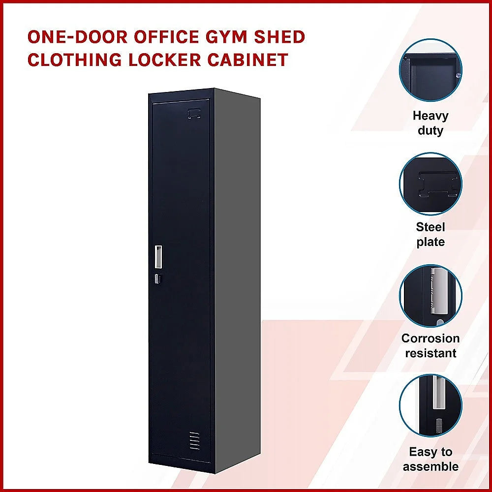Clothing Locker Cabinet Padlock Operated One-Door Office