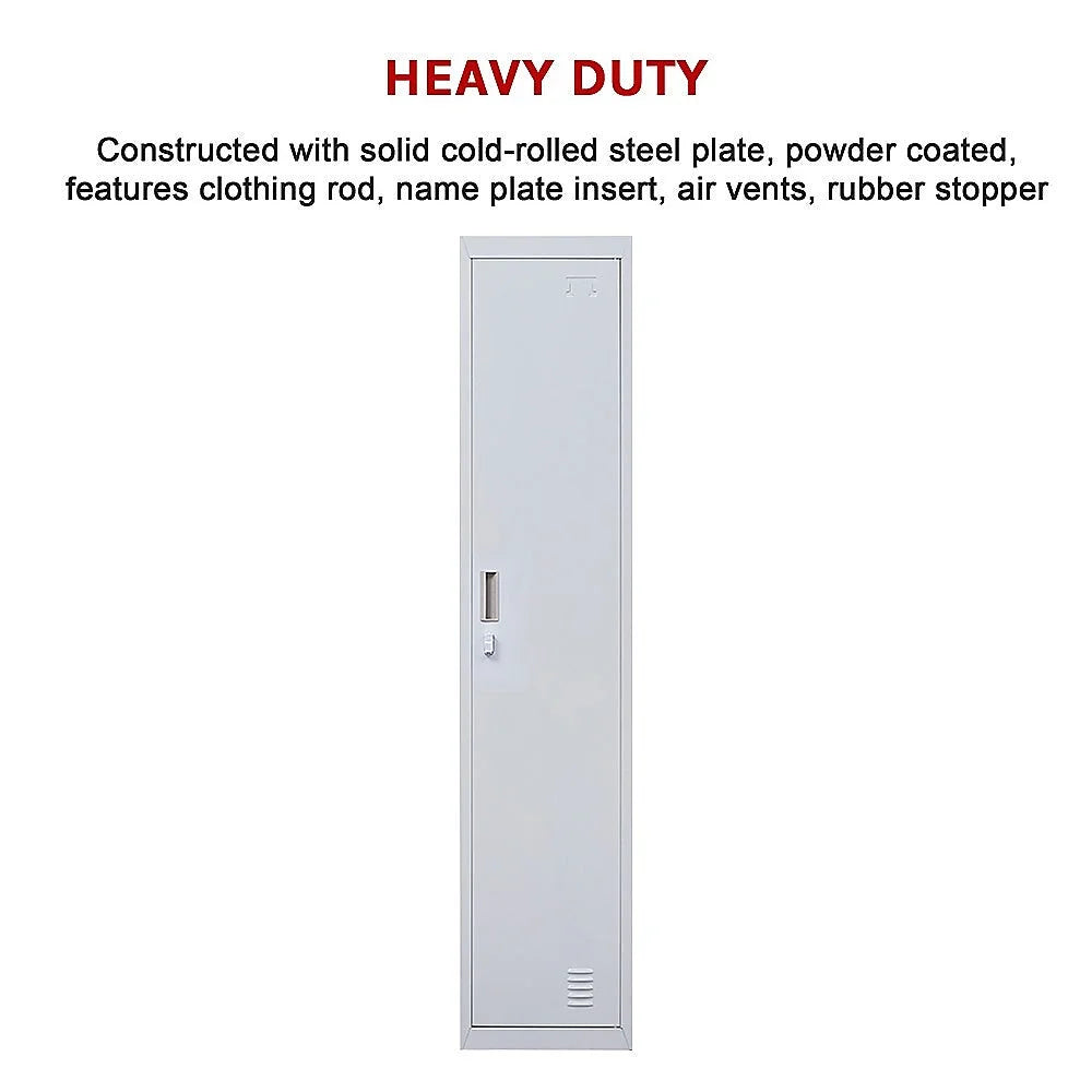 Clothing Locker Cabinet Padlock Operated One-Door Office