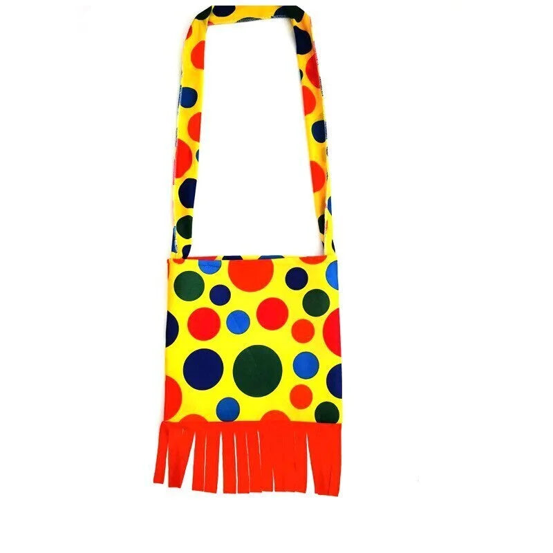 Clown Bag Rainbow Spots Circus Jester Carnival Mardi Gras