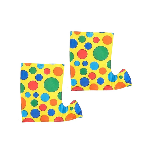 CLOWN BOOTS Shoe Covers Jester Elf Costume Party Halloween
