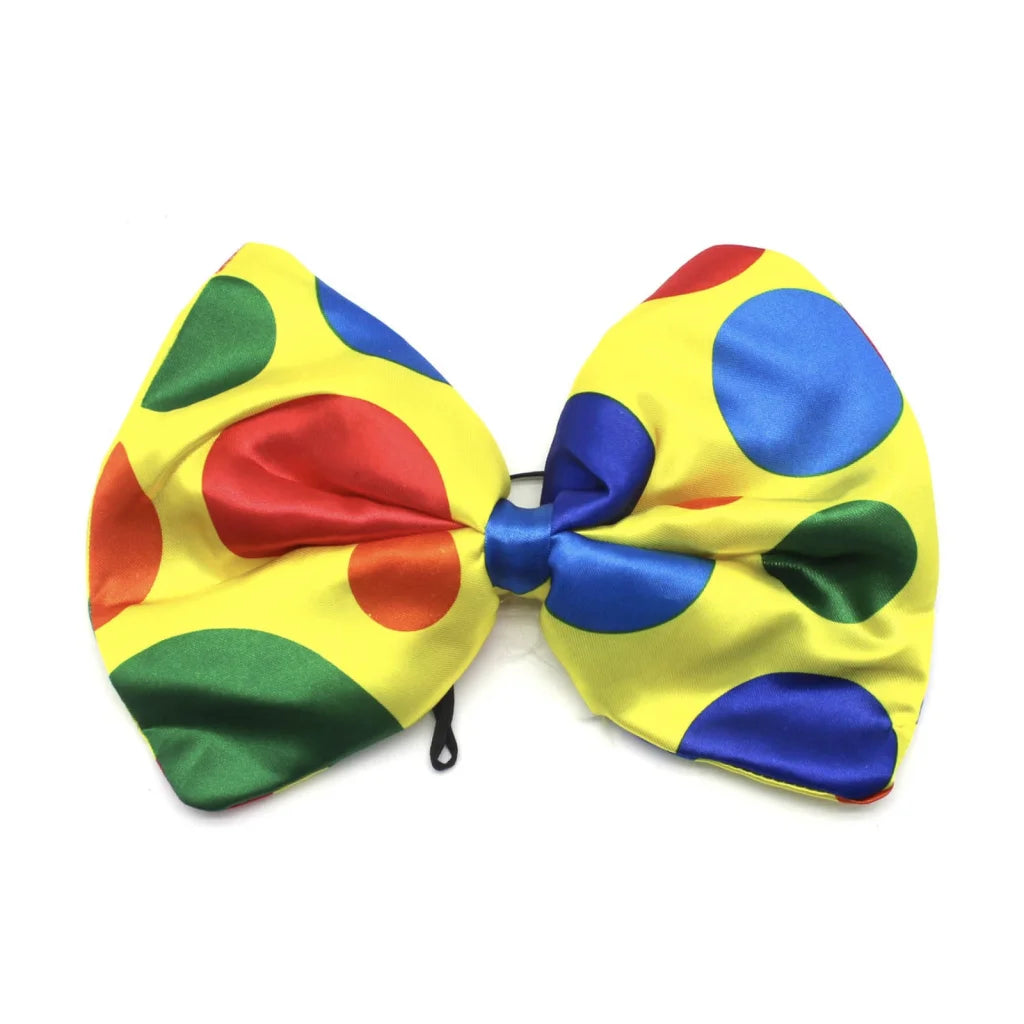 Clown Bow Tie Fancy Dress Costume Circus Jester Funny Dress
