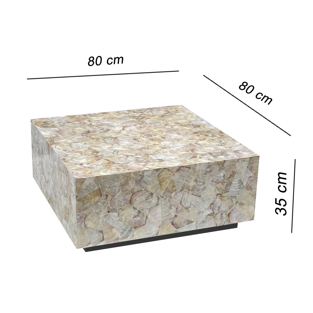 CLUSTER MOTHER OF PEARL HAND MADE COFFEE TABLE - Furniture