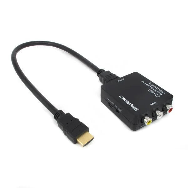 CM401 Composite AV CVBS 3RCA to HDMI Video Converter 1080p