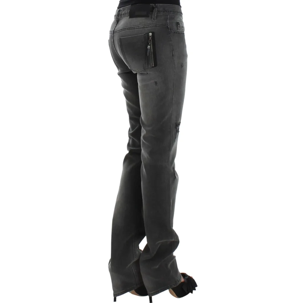 CNC Costume National Gray Straight Leg Jeans W28 US Women
