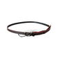 CNC Costume National Leather Logo Belt 85 cm Women
