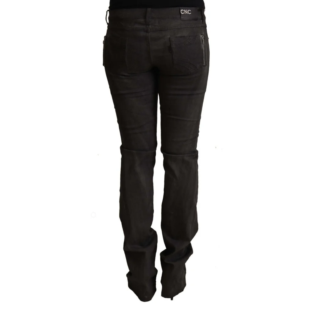 CNC Costume National Mid Waist Cotton Skinny Pants W27