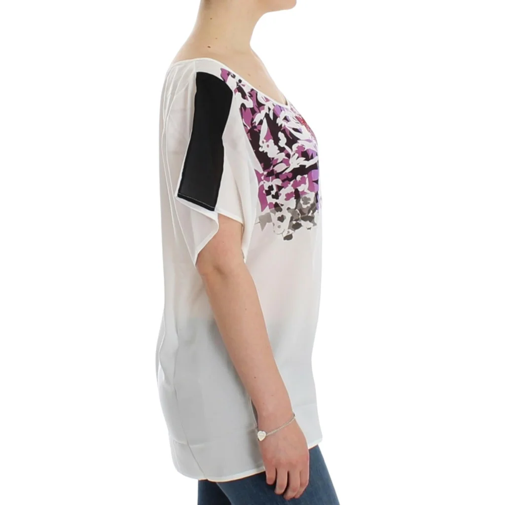 CNC Costume National V-Neck T-Shirt Blouse S Women