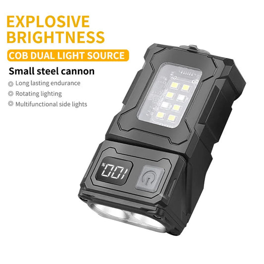 COB + LED Work Light with Digital Display - 180 Degree