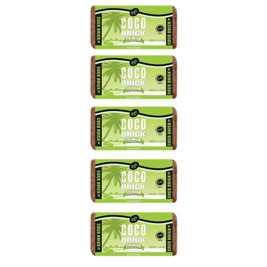 Coco Brick Set Of Five 650g Premium Coir