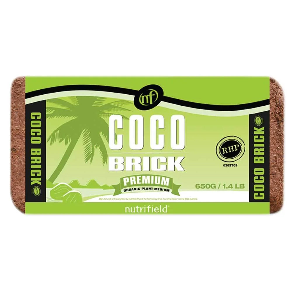 Coco Brick 650g Premium Coir Peat Organic Plant