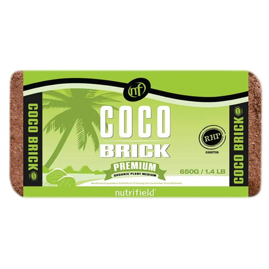Coco Brick 650g Premium Coir Peat Organic Plant
