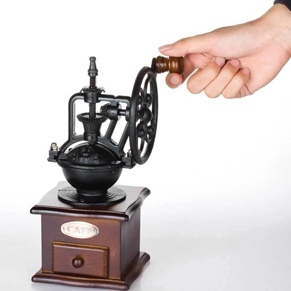 Coffee Bean Grinder Vintage Retro Manual