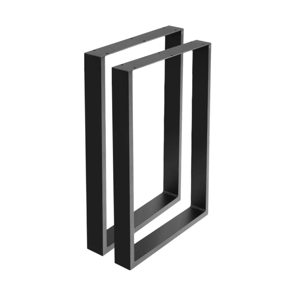 Coffee Dining Steel Table Legs Set of 2 Industrial Vintage