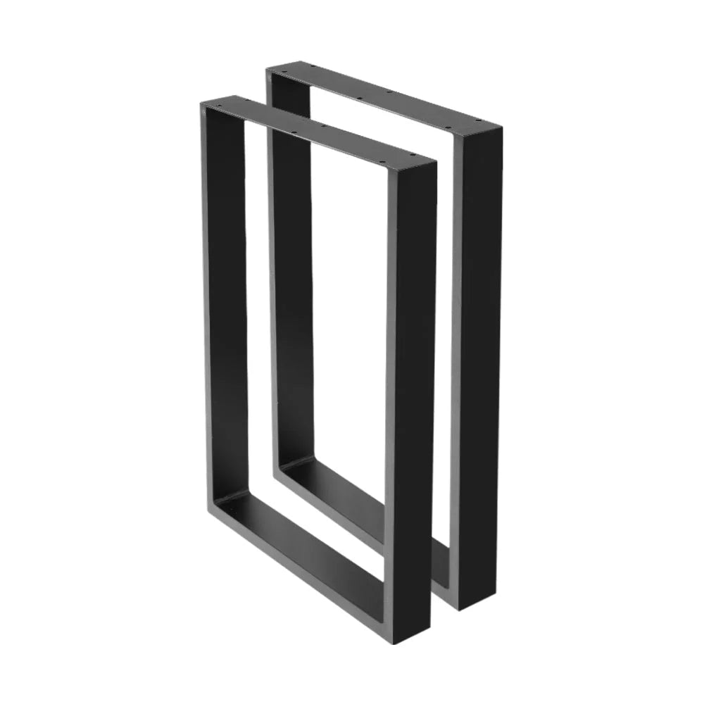 Coffee Dining Steel Table Legs Set of 2 Industrial Vintage