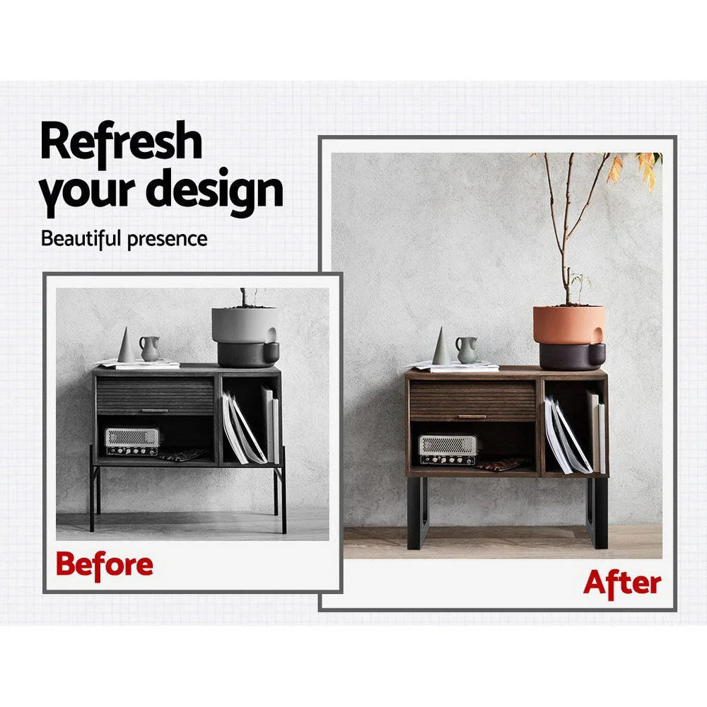 Coffee Dining Table Legs Set of 2 Steel Industrial Vintage