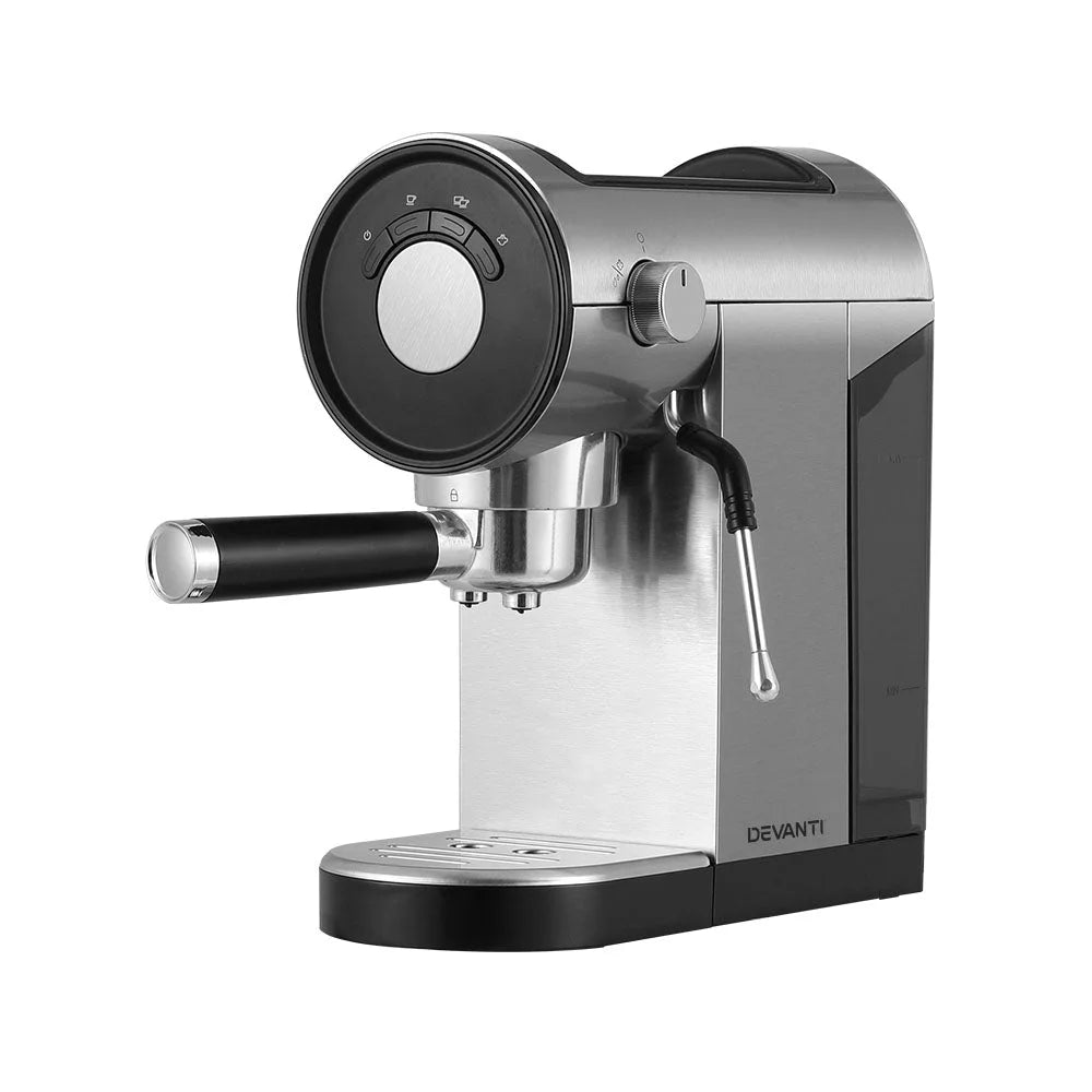 Coffee machine espresso with maker bar milk frother
