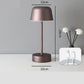 Coffee Modern Minimalist LED Table Lamp - Rechargeable