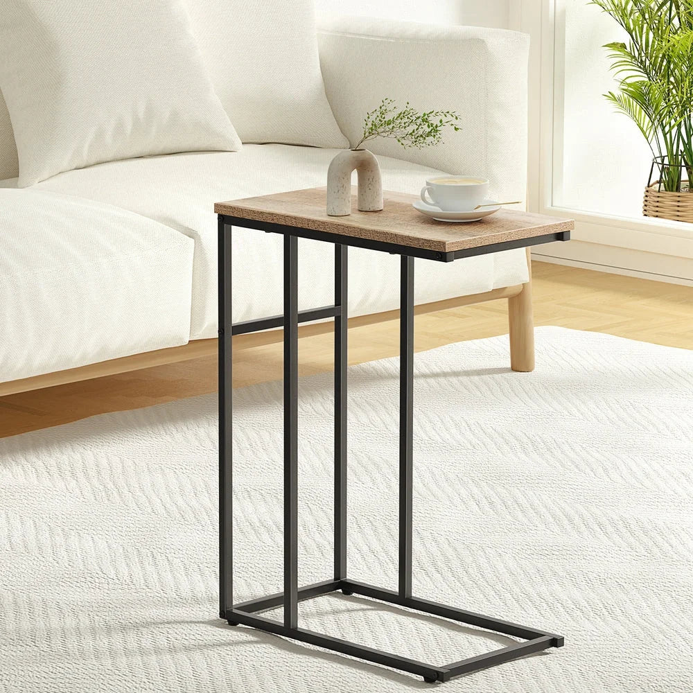 Laptop Desk Bedside Sofa End Frame Tables Coffee Table Wooden Metal
