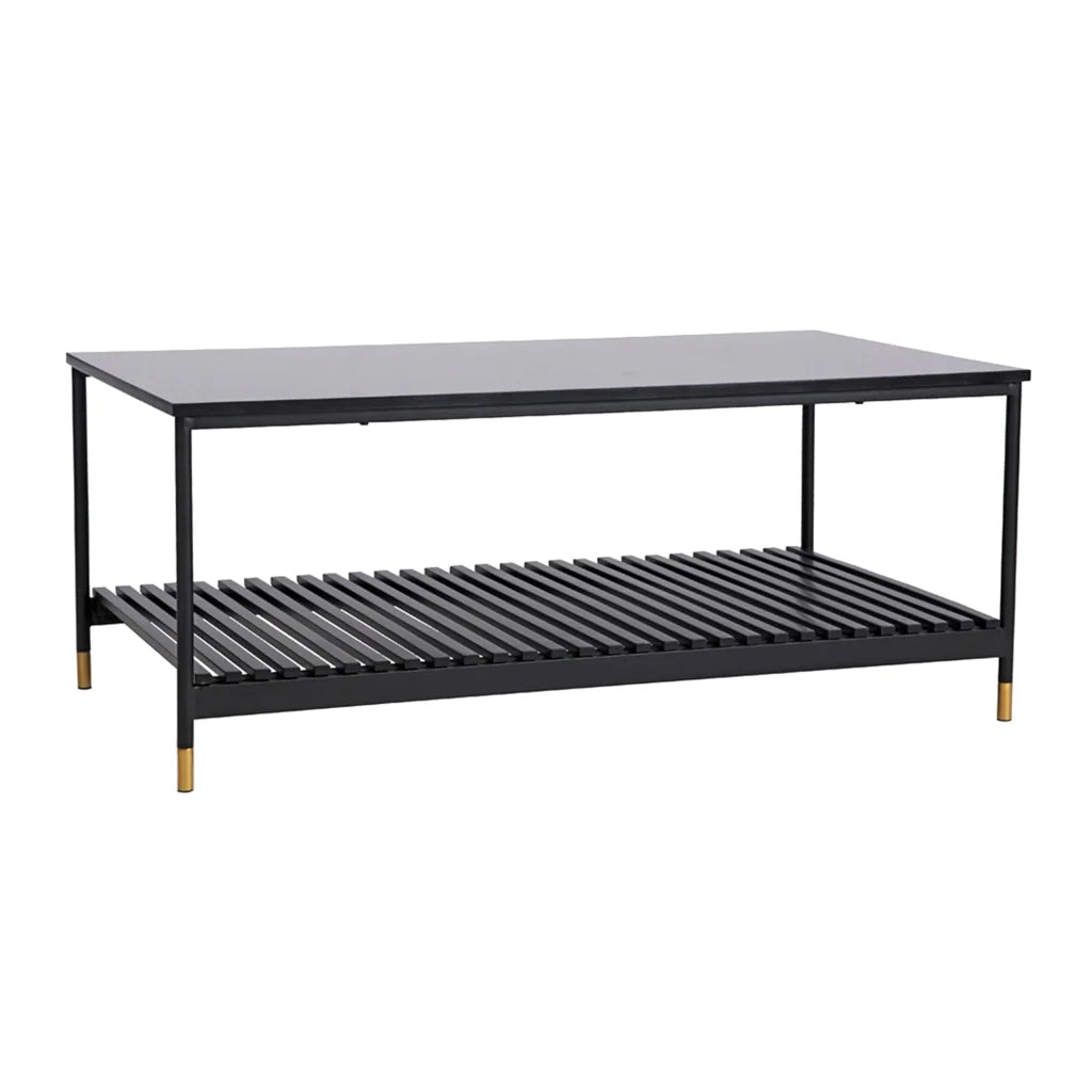 Coffee Table ALCONA - Matte Black - Furniture