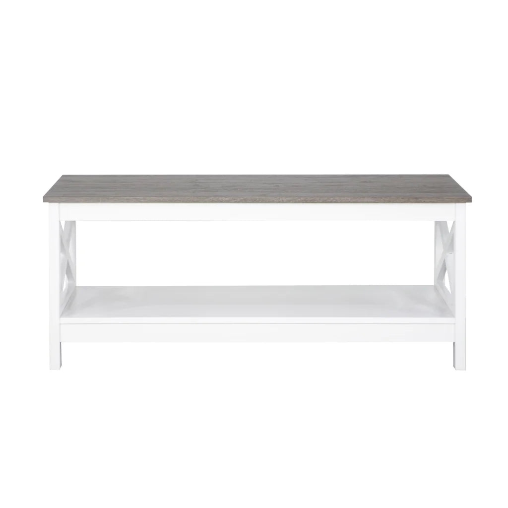 Coffee Table Coastal - White and Grey - Furniture